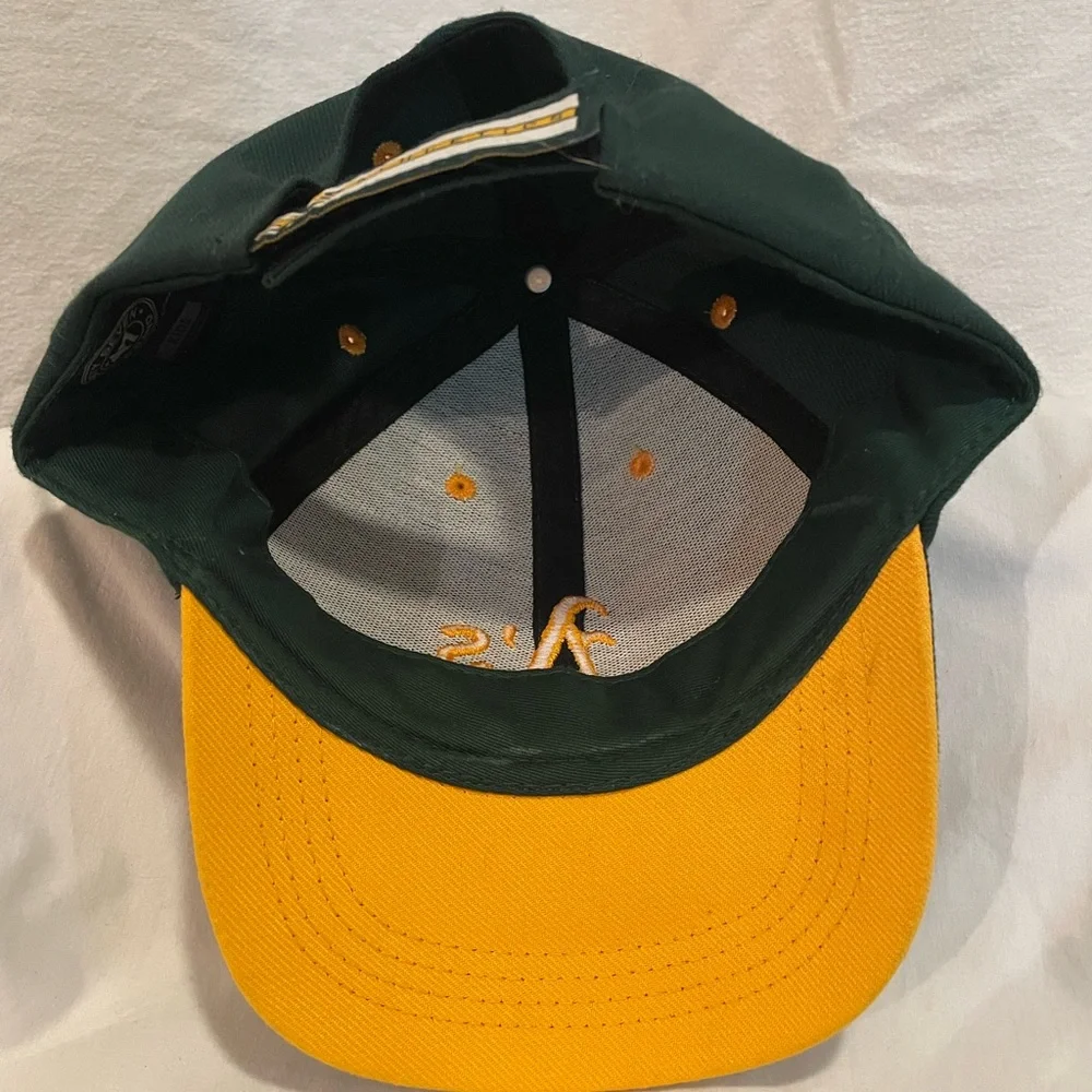 '47 Brand Dark Green & Gold Kids Cap with A’s Logo Patch